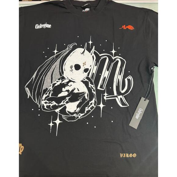 Civil Regime Virgo Mayhem Classic Oversized Tee (XL) - Picture 1 of 2